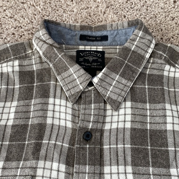 Lucky Brand Men’s Flannel Button Down Shirt - Picture 6 of 8
